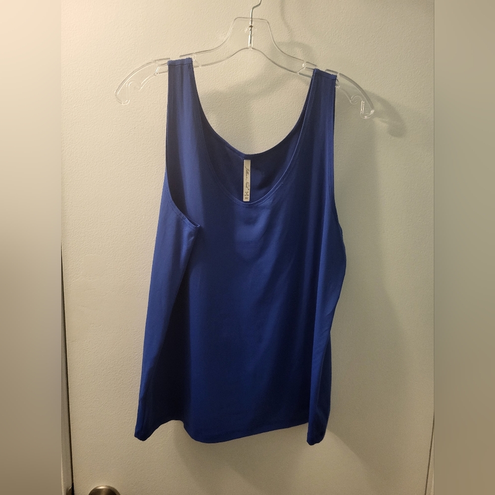 Jillian And Nicole Blue Sleeveless Top XL